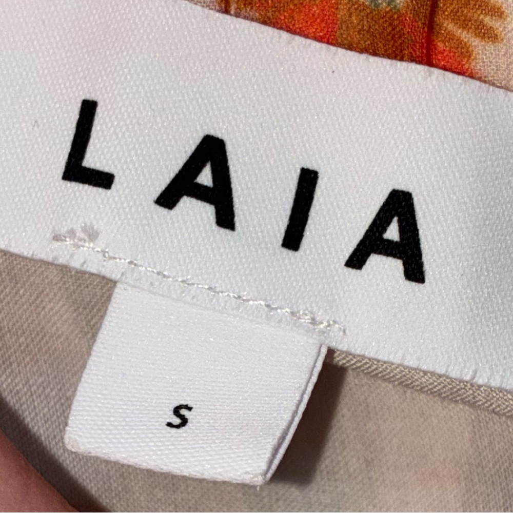 Anthropologie Laia Pleated Floral & Lace Midi Cottagecore Skirt - Picture 5 of 6